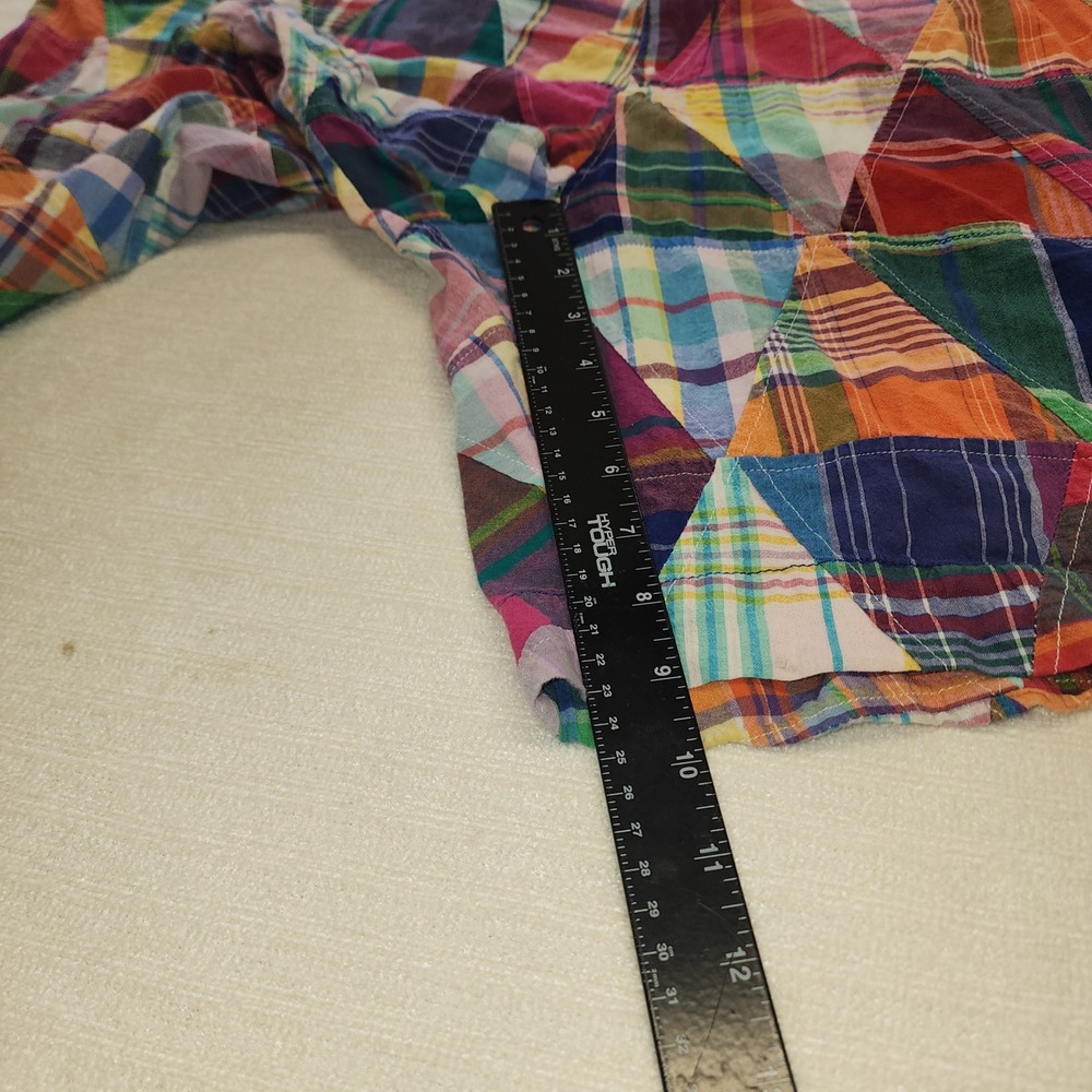 Polo Ralph Lauren Mens 50 Patchwork Plaid Triangle Classic Fit 9 Inch Shorts 50B - Picture 8 of 9